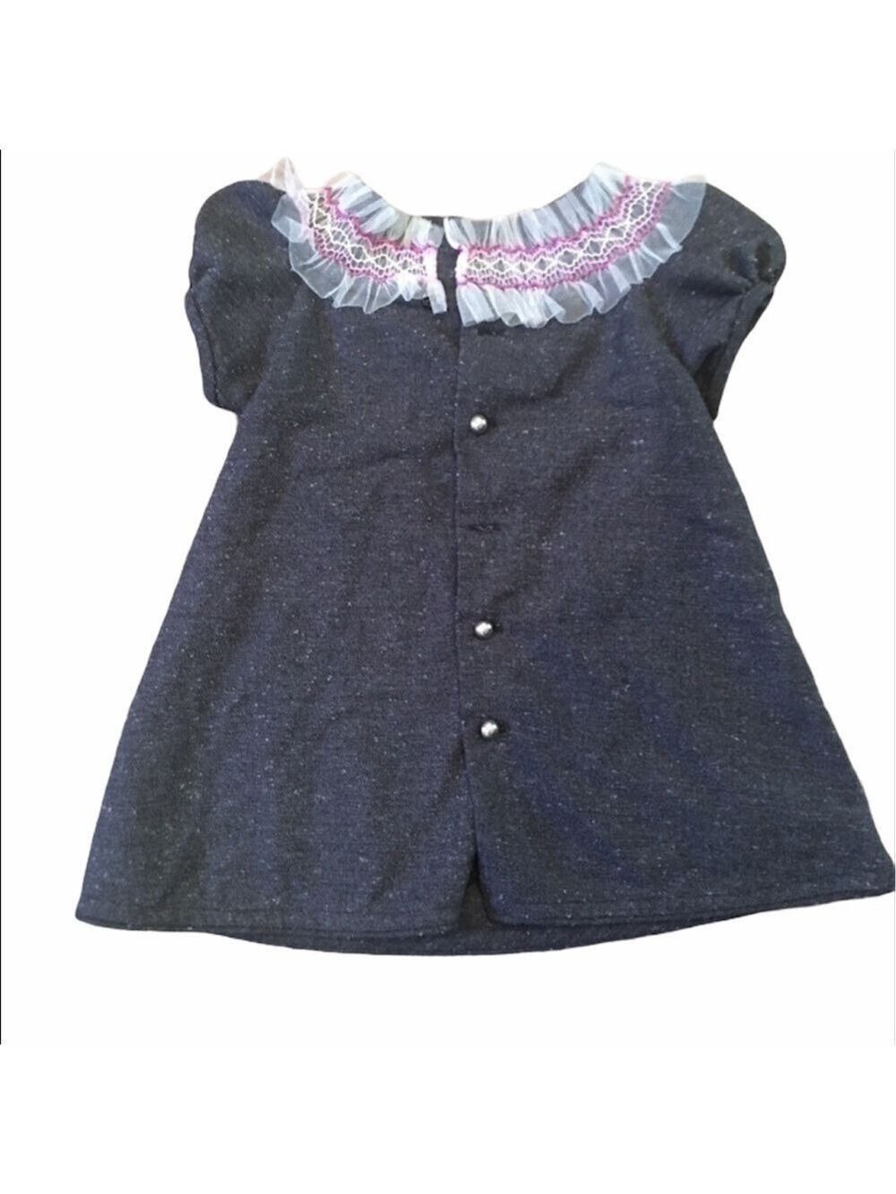 ISABEL GARRETTON Gray Tweed Dress 12-18 months - Picture 3 of 6